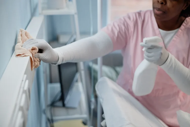 Healthcare cleaning services